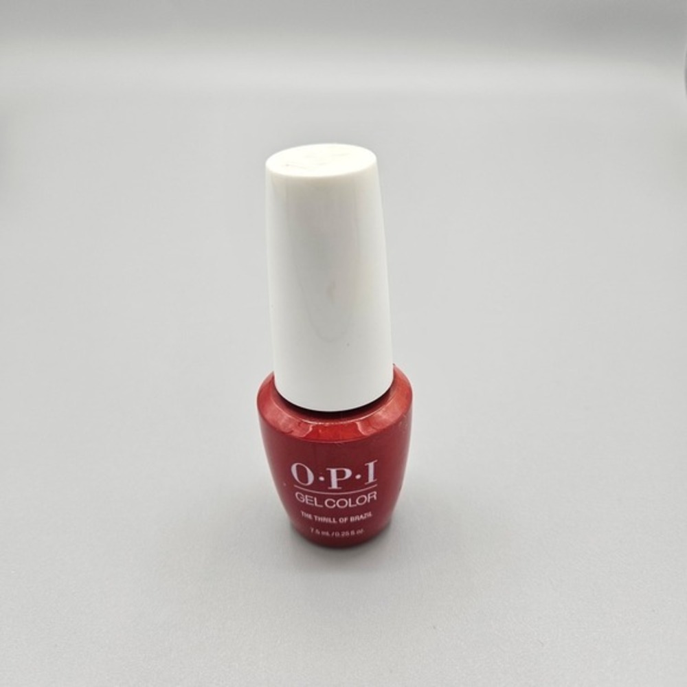 OPI GelColor The‎ Thrill of Brazil GC A16B Red Soak-Off Gel Lacquer 0.25oz 7.5mL